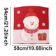thumbnail image 3 of Doll Chair Cover Santa Table Stool Chair Back Fabric Decorations 3D, Santa Claus Table Chair Cover Stool Chair Back Cover, Christmas Fabric Decorations, Table Stool Chair Back Cover, for, 3 of 8