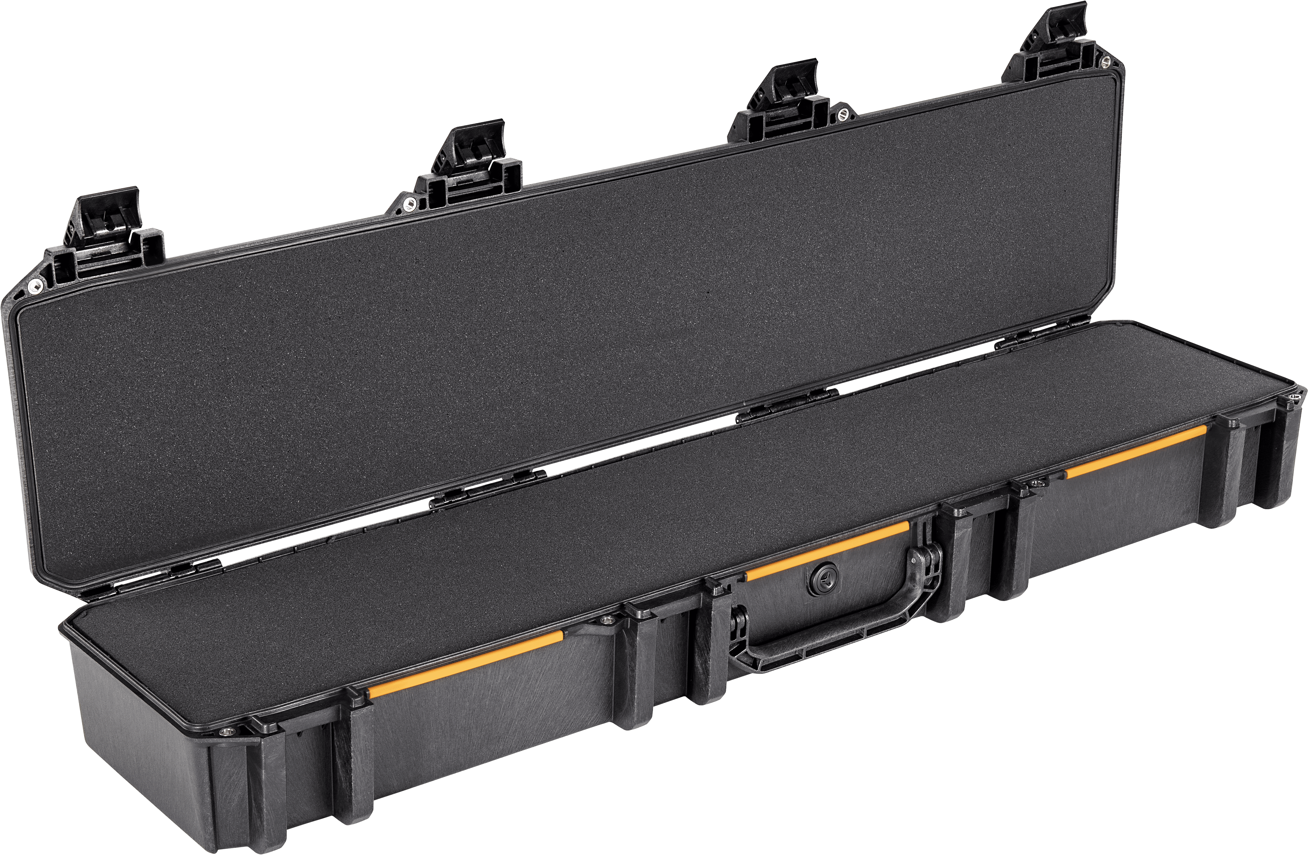 Vault by Pelican V770 Single Rifle Case Crushproof, Dustproof, Weather Resistant, Heavy-Duty Handles, 4 Layers of Foam, 4 Push Button Latches - Black