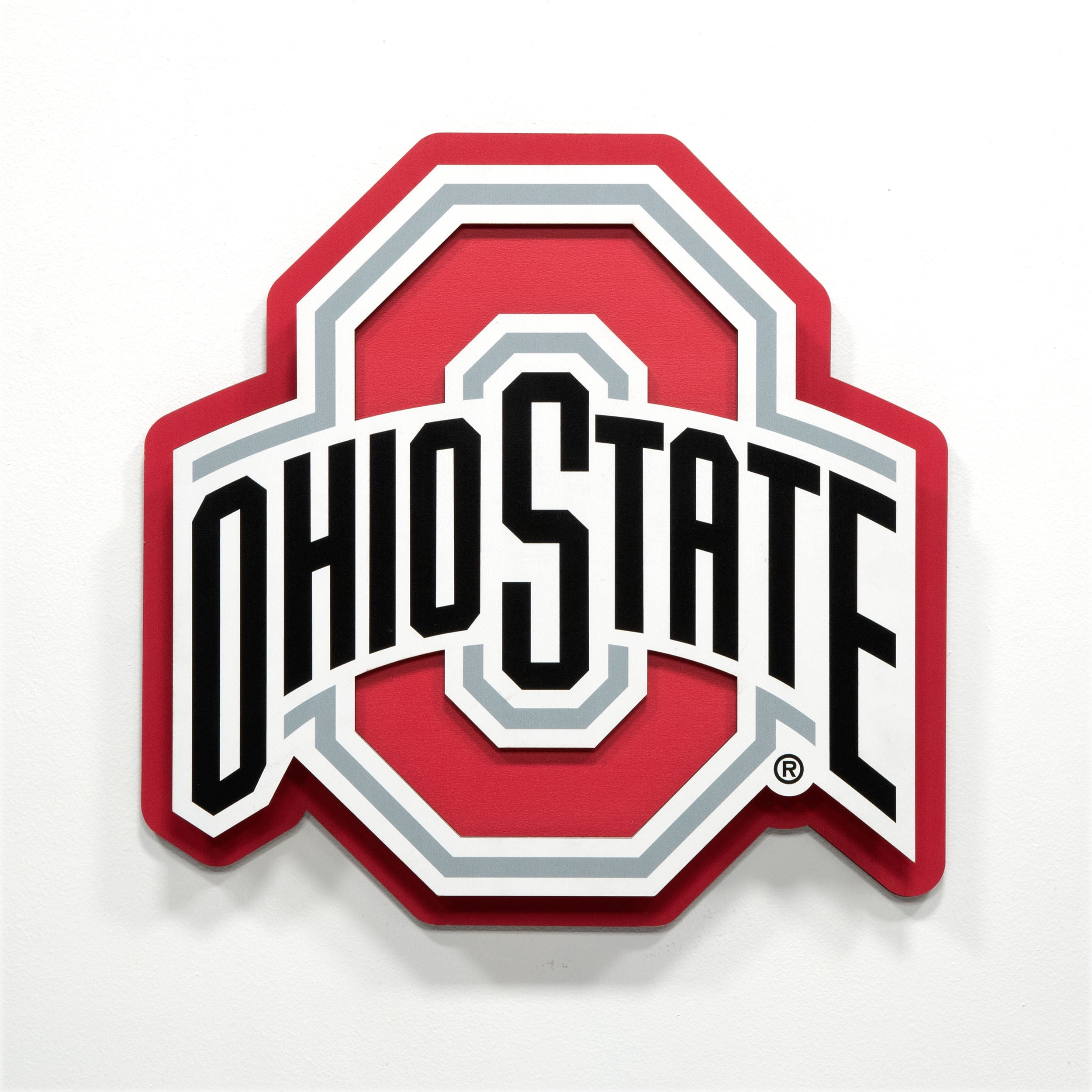 YouTheFan NCAA Ohio State Buckeyes 3DX Die Cut Wall Art