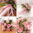 thumbnail image 5 of Wedding Bouquets for Bride, Artificial Flower Bouquet for Wedding, Bridesmaid Bouquets with Silk Ribbon, Valentine's Day, Home Decor, 5 of 8