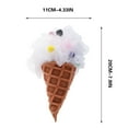 Lilixerw Clearance Bath Loofah Sponge Ball IceCream Shaped,Cone Bath Sponge,Scrubber