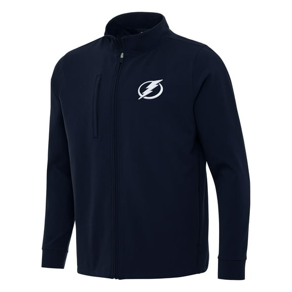 Men's Antigua Navy Tampa Bay Lightning Regard Full-Zip Jacket