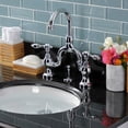 thumbnail image 3 of Kingston Brass KS7991TAL Bridge Standard Mount Bathroom Faucet, Polished Chrome, 3 of 5