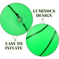 thumbnail image 4 of OUNONA Ballon de Basket en Plastique Vert Phosphorescent Léger pour Usage Intérieur et Extérieur, 4 of 6