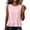 #0347-Pink, variant on Pounoo Tank Tops for Women Crew Neck Ruffle Hem Sleeveless Tops for Women Relaxed Fit Beach Resort Cute Casual Tops for Women