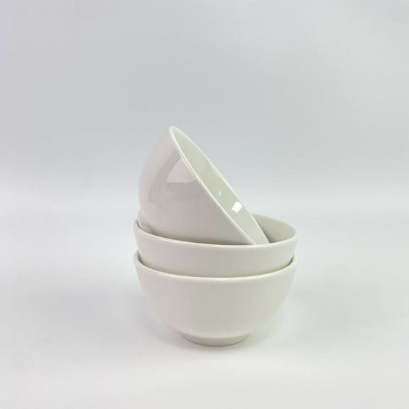 KILZCHT Ceramic bowls,22 OZ White Ceramic Bowls Set of 3 - Perfect for Soup Bowls for Kitchen, Cereal Bowl, Ramen Bowl, Microwave Safe for Oatmeal, Fruit,Salad and Rice Bowl
