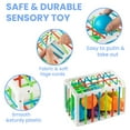Sensory Shape Sorter Toy for 13 Year Old, Montessori Developmental Toy