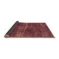 thumbnail image 2 of Ahgly Company Indoor Round Oriental Brown Industrial Area Rugs, 3' Round, 2 of 4