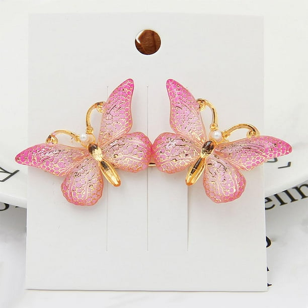 Pinzas para el cabello Hugo Horquilla de mariposa Rosado para Mujeres y niñas
