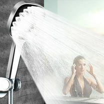 AuroraX Shower Head,High Pressure Handheld Adjustable Spray Showerhead with 5ft Hose and Shower Head Holder Combo 4 Modes Power Cleaning Easy To Install