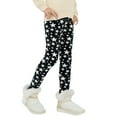 thumbnail image 5 of URMAGIC Girls Fleece Lined Leggings Warm Winter Leggings for Girl Fleece Pants in 3-13 Years Winter Leggings, 5 of 6