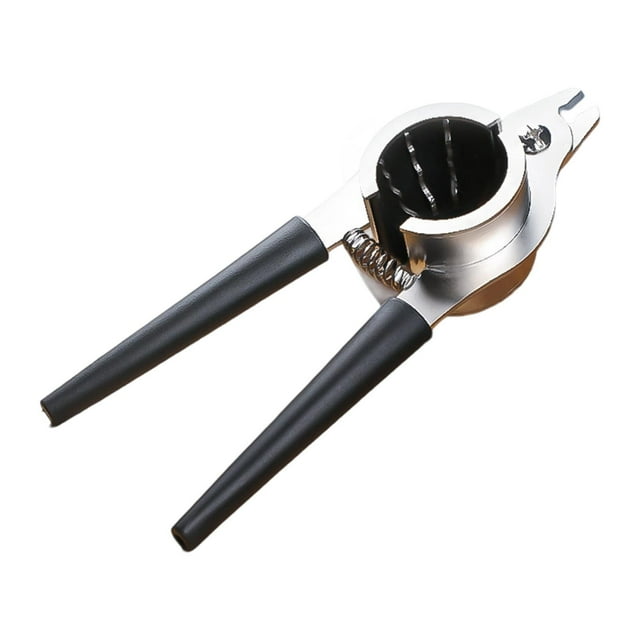 Cascanueces, dispositivo para descascarar nueces, utensilios de cocina portátiles, abridor de cáscaras de avellanas, abridor de castañas para cocina, bar, restaurante Negro