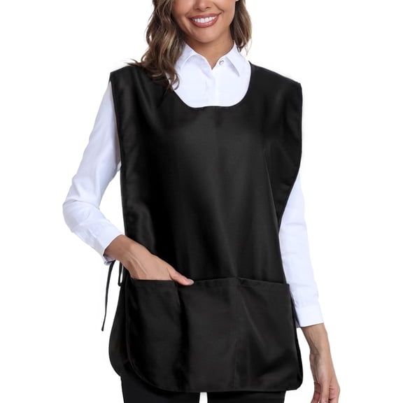 Unisex Waterdrop Cobbler Apron with 3 Pockets for Women/Men
