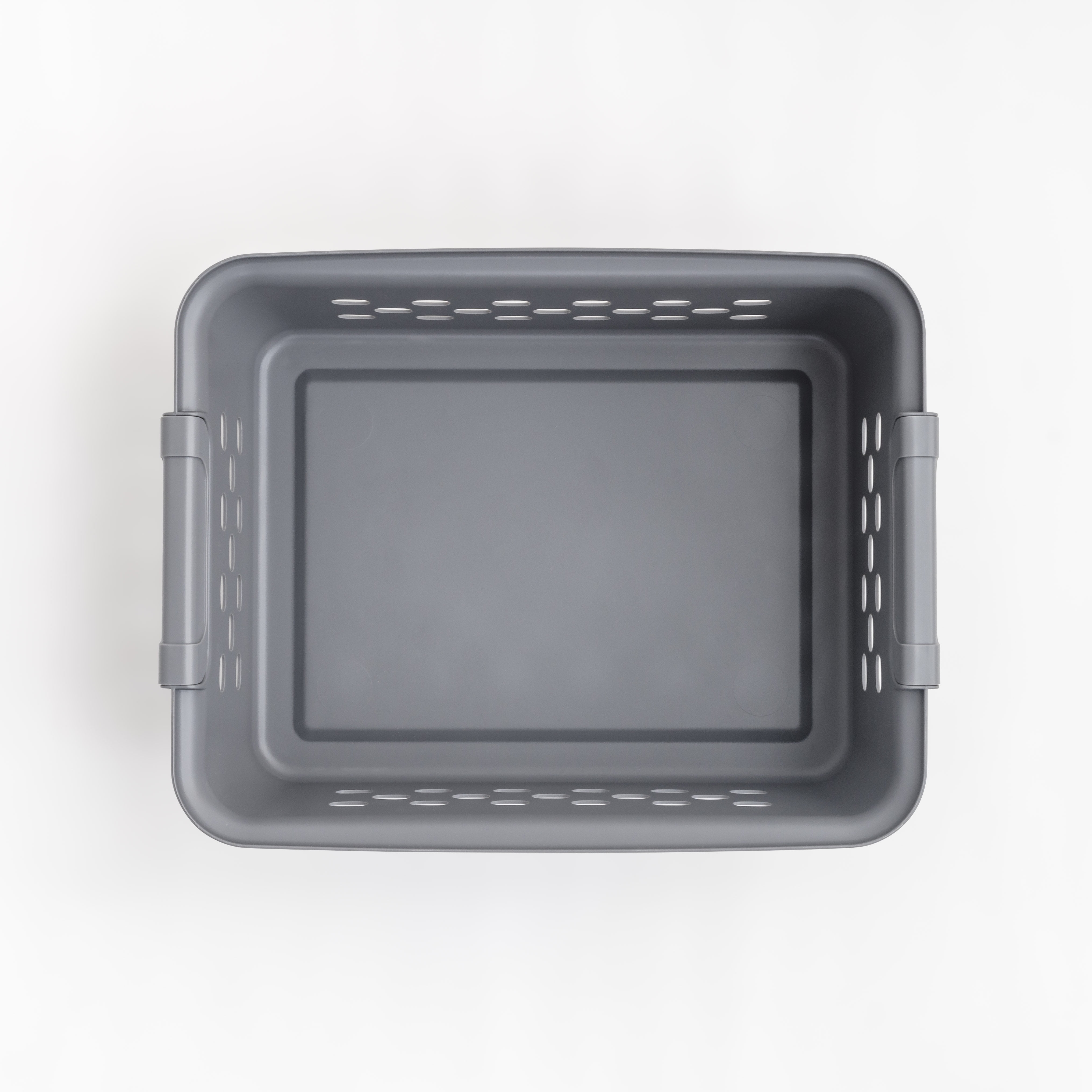 IRIS Small Organizer Storage Basket, Gray