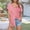 Pink, variant on Button Down Shirts for Women Solid Color Lapel Collar V-Neck Short Sleeve Blouses Trendy Comfy Relaxed Fit Workout Tops