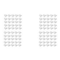 Hooks for Outdoor String Lights Clips 100 Pack Clear Light Hook with Waterproof Adhesive Backing Lamp