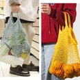 thumbnail image 5 of Portable Reusable Washable Cotton Mesh Bags woven Grocery Bags for Fruits and Vegetables Foldable Mesh Bag for Supermarket, 5 of 10