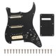 thumbnail image 1 of Ssh-coil Splitting Electric Guitar Pickguard 2 Mini Humbucker + 1humbucke + interruptor de silencio, placa de rascado precableada B, 1 of 5