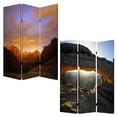 thumbnail image 2 of 1" x 48" x 72" Multi Color Wood Canvas Desert  Screen, 2 of 3