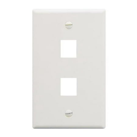 Happy Face Faceplate IC107F02WH - 2Port Face White, Ic107f02wh NewIC107F02WH New Category 25 2port Port Product Highest The IC107F02WH Sold FACEPLATE 2PORT Quality by 1GANG ID Face Pack.., By ICC Ship from US ()