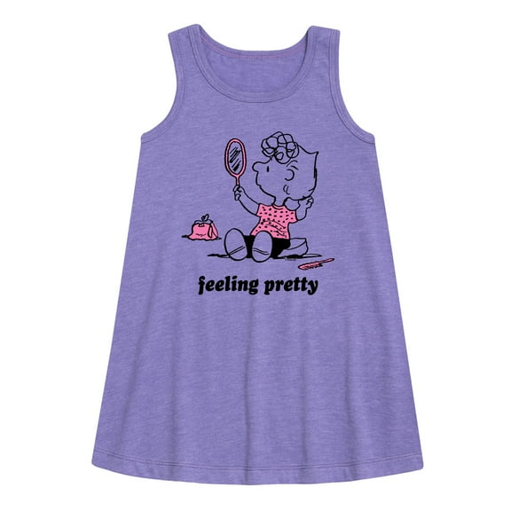 Peanuts - Feeling Pretty Sally - Toddler & Youth Girls A-line Dress