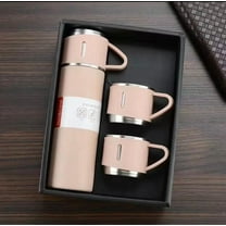 Premium Hot & Cold Thermos Gift Set – Sleek Travel Flask with 2 Matching Cups