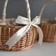 thumbnail image 5 of Cesta De Flores De Ratán, Cesta De Sauce Tejida A Mano Con Inserto De Plástico, Arreglo De Flores Artificiales Secas Frescas, Almacenamiento De Picnic, Multifuncional, 5 of 8