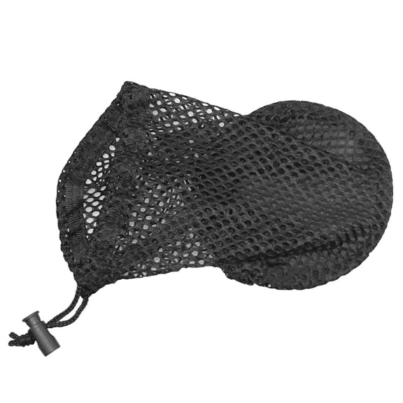 1Pc Mesh Golf Ball Bag with Secure Sliding Cord Lock, Nylon Drawstring Sports Ball Pouch Holds 12-15 Balls, Lightweight Breathable Storage Bag for Golf Cart Tees