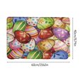 thumbnail image 3 of Vikakiooze Easter Day Door Mat - Front Door Mat - Bath Rug Super Absorbent Quick Dry - Rubber Backing Non Slip Washable Bathroom Floor Mats -Green 16x24 IN, 3 of 8
