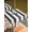 Black, White, Charcoal, variant on Outdoor Tablecloth with Umbrella Hole & Zipper, Black Striped Square Tablecloth 60x60 Inch, Farmhouse Vertical Stripes Patio Table Cover Waterproof Table Cloth for Picnic/Party