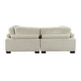 thumbnail image 5 of Lexicon Traverse Upholstered Corduroy Fabric Loveseat in Beige, 5 of 6