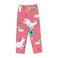 thumbnail image 4 of Daiia Yoga Unicorn Women's Sleep Pant with Pockets and Drawstring,Pajama Pants-Small, 4 of 9