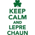 thumbnail image 3 of CafePress - Keep Calm And Leprechaun - Greeting Card, Blank Inside Matte, 3 of 3