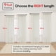 thumbnail image 2 of Cortinas SHINELAND para puertas corredizas, 254 cm, filtro de luz, 2 of 9
