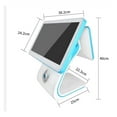 thumbnail image 4 of 15.6 Dual LCD Screen One Touch Panel POS Machine, Cash Register For Restaurants And Supermarkets All In One POS System Terminal ,Easy to Use, 4 of 6