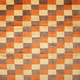 thumbnail image 1 of Ahgly Company Machine Washable Indoor Square Contemporary Papaya Orange Area Rugs, 3' Square, 1 of 1
