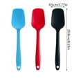 thumbnail image 5 of 3 Pack Small Spatulas Silicone Spatulas Rubber Spatulas Heat Resistant Scrapers, 5 of 11