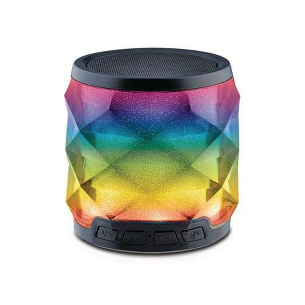 LED LightUp Wireless Bluetooth Speaker Color Changing Stereo Music Streaming Player w/Micro SD