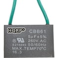 thumbnail image 2 of HQRP 2-Pack Ceiling Fan Capacitor CBB61 5uf 2-Wire, 2 of 5
