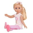 thumbnail image 5 of Glitter Girls Lacy 14 Inch Doll Wearing Pink Tunic, Striped Leggings, Hair Bow And Ballet Shoes - Dolls For 3+ Year Old Girls, 5 of 5