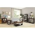thumbnail image 6 of Convenience Concepts Oxford Coffee Table with Shelf, Cherry/Black, 6 of 6