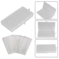 thumbnail image 3 of LEFU for Paper Money Collection Storage Set - 100 Transparent Polypropylene Banknote Sleeves with Protective Box, Currency Holders for Coin Collectors, 14x6cm Bags, 18x9cm Case, 3 of 10