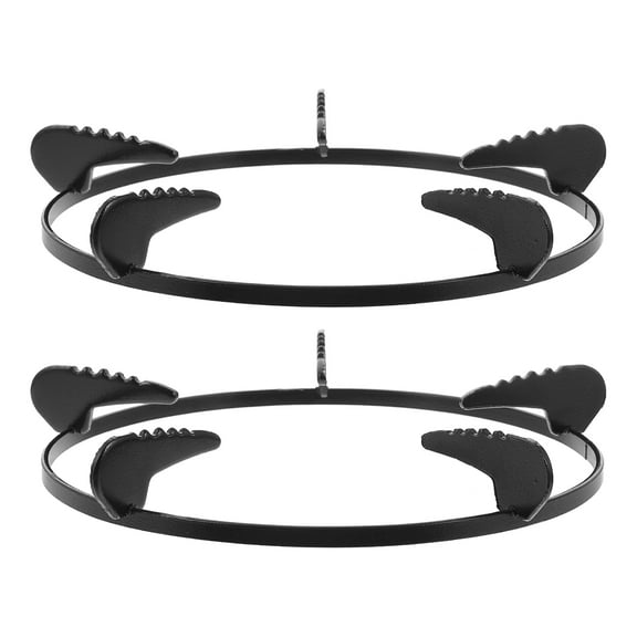 BESTOYARD 2pcs Gas Burner Rack Iron Prevent Toppling in Food Store Kitchen Use