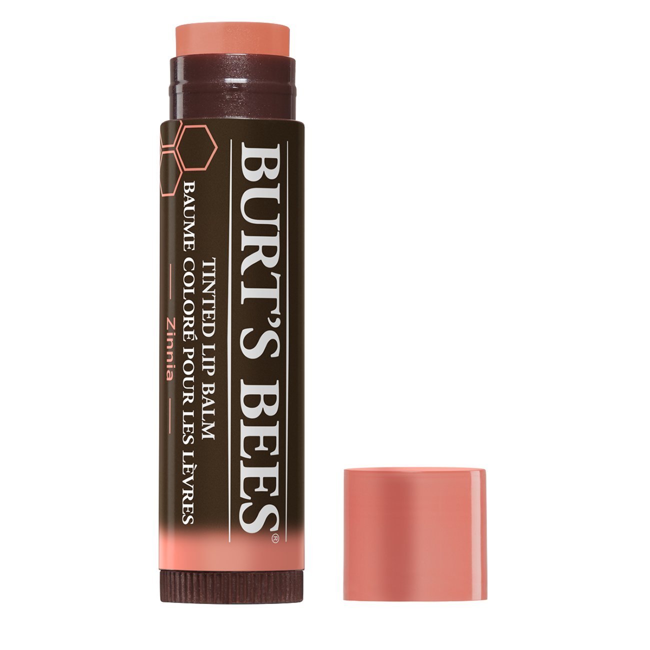 Burt's Bees Tinted Lip Balm, Zinnia, 0.15 Ounce Tube