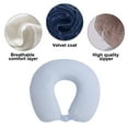 thumbnail image 3 of Memory Foam Travel Pillow, Comfortable Travel Neck Pillow U Shape, 3 of 5