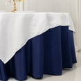 thumbnail image 6 of BalsaCircle 72" x 72" White Square Satin Table Overlays Smooth Finish Wedding Party Tablecloth Linens Dinner, 6 of 8