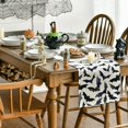 thumbnail image 4 of SM-XLHN Silhouette Black Bats Halloween Table Runner, Fall Kitchen Dining Table Decoration for Home Party Decor 13x72 Inch, 4 of 6