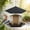 Black, variant on Mesh Tube Bird Feeders, All Metal,Wild Bird Feeder for Sunflower Seeds or Mealworm,Large Tray Weatherproof Roof for Outdoors Hanging