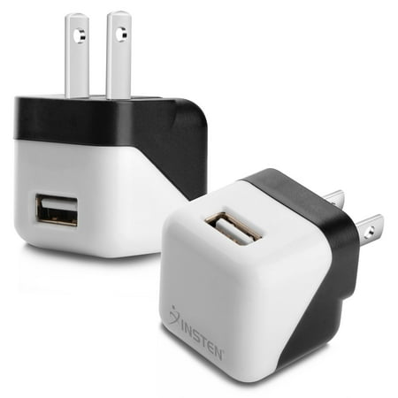 Insten Universal Black USB 1A Travel Adapter Wall AC Charger For iPhone