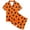 0#Orange979, variant on Elegyee Girls Halloween PJs Short Sleeve Button Down Shirt and Shorts Pajamas(2-13 Years)